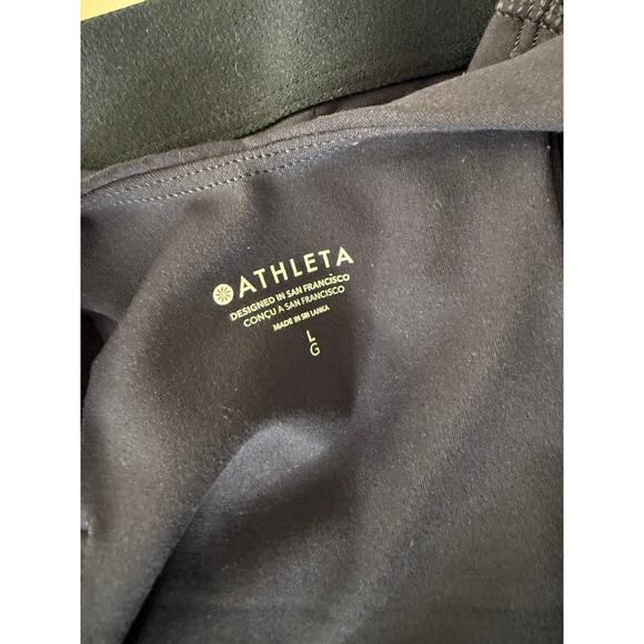 Athleta Conscious Crop in Powervita Women's Large Black - Picture 4 of 5